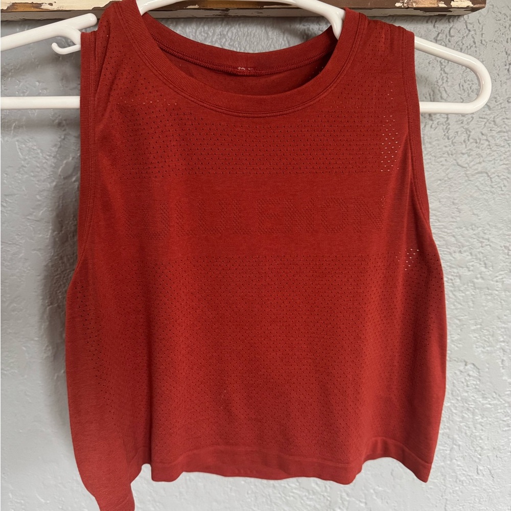 Women's Sleeveless Top in Burnt Orange